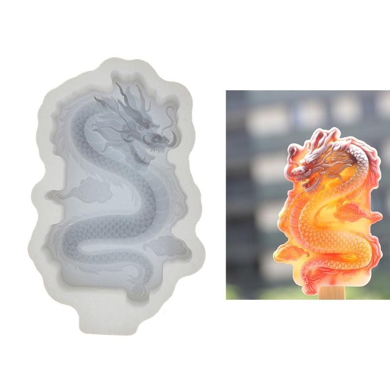 Dessert Molds Chocolate Moulds Bakings Supply Dragon Shape Ice Cream Molds Bakings Accessaries for Kitchen Bakings