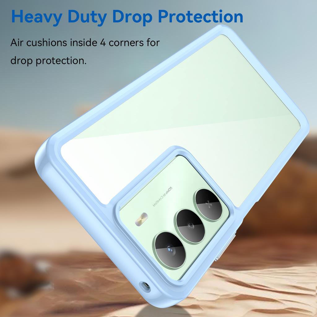 For Realme V70 5G/V70s 5G/14x 5G Case TPU + Acrylic Protective Clear Phone Cover