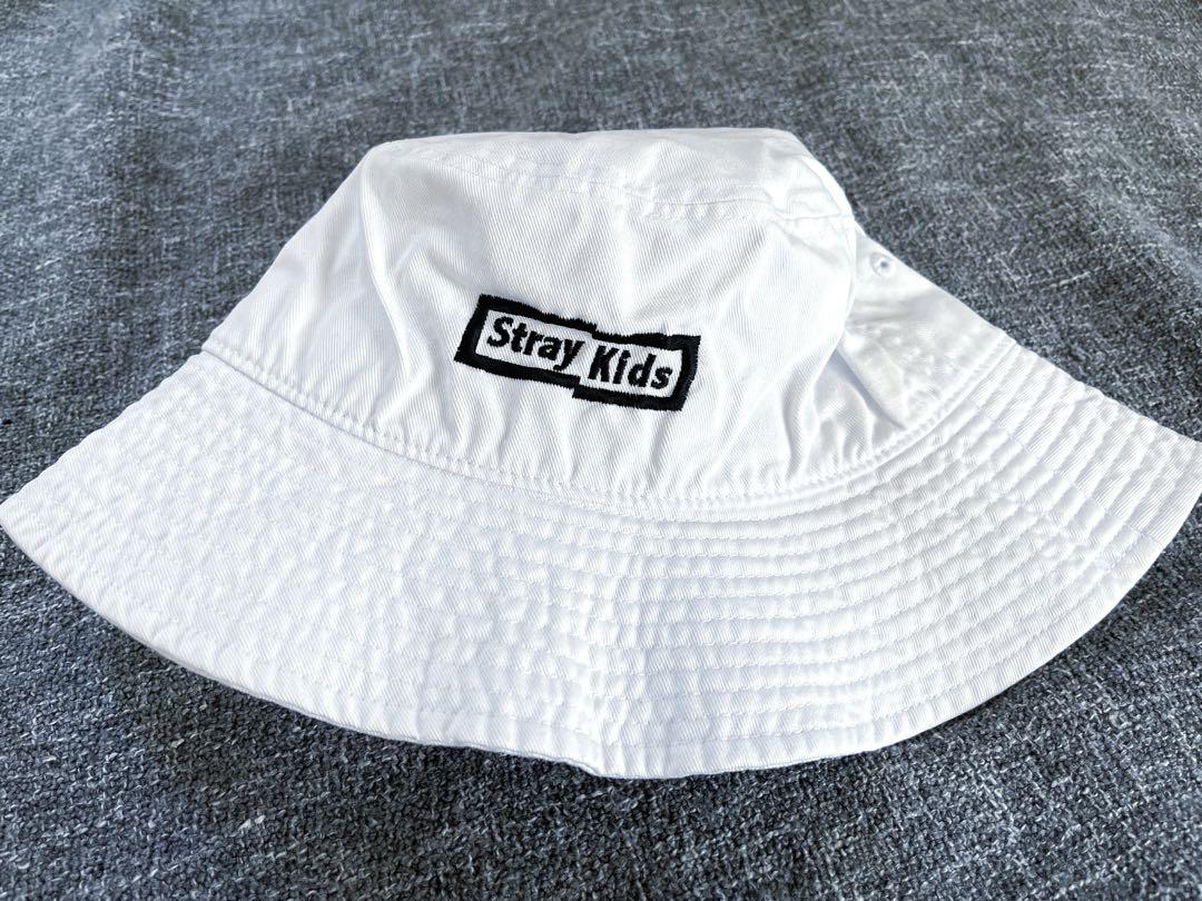 

[USED] Stray Kids White Bucket Hat (Wego)