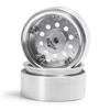 RC Car Inch Internal Beadlock Wheels Hub AXIAL SCX10 RC Crawler 57 4 1.9 No. (Bright Silver, Pieces)