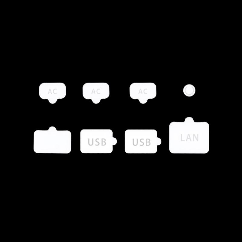 8Pcs Game Consoles Protective Silicone Plugs Dustproof Silicone Dust Plugs Set Not Scratch Design for Console 2 Consoles