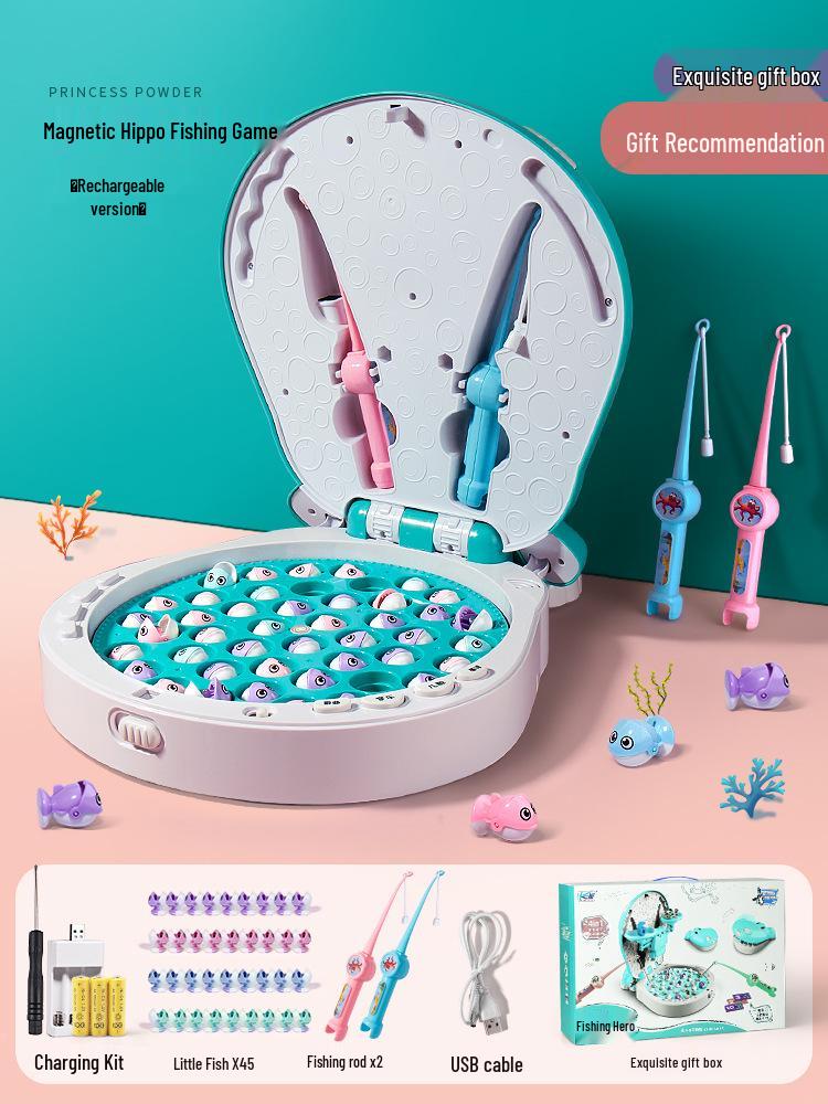 Magnetic Fishing Educational Toy for Children Ages 1-5