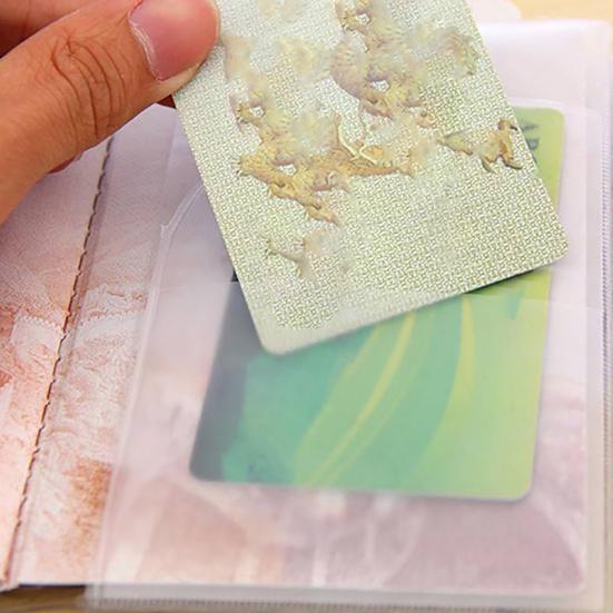 Passport Cover Functional Waterproof Transparent Resealable Clear Passport