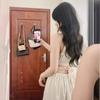 Elegant French Niche Backless Halter Strap Hollow Sleeveless Tie Long Dress
