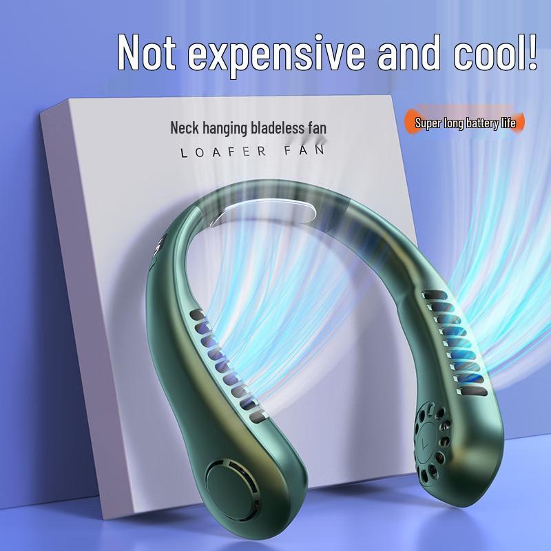 Portable Neck Fan with Ice Cooling