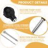 Meat Injector Syringe Kit Grill Turkey BBQ Seasoning Sauce Flavor Needle Cooking Syringe Stainless Steel Injector Cooking Syring