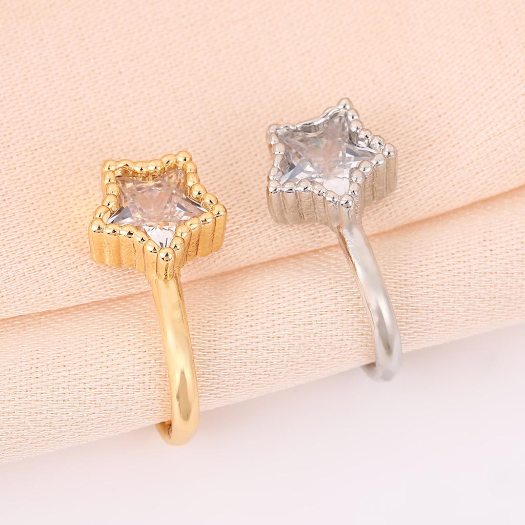 Trendy Five-Pointed Star Nose Stud, Personalized Adjustable, Free Piercing Nose Clip, Fashionable And Versatile, Simple Star Nose Accessories