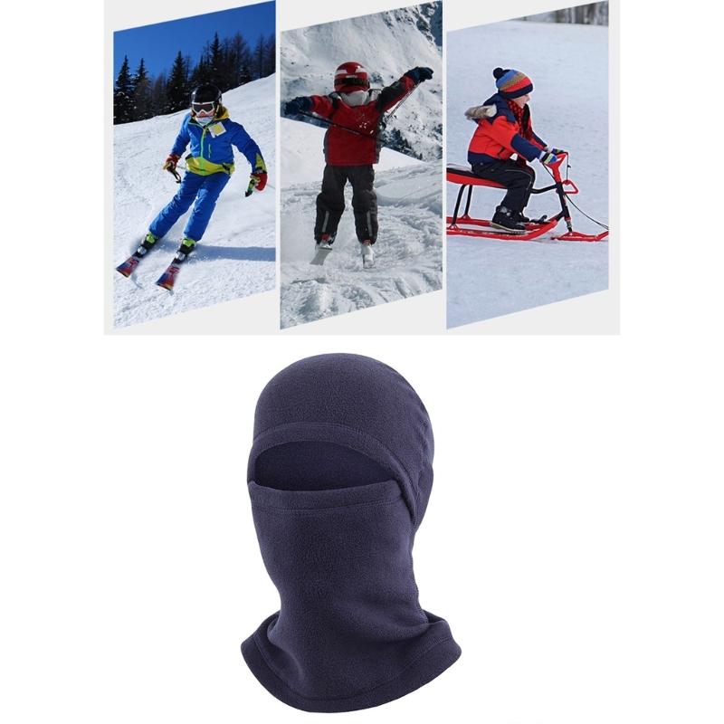 Elastic Windproof Beanies Hat Balaclava Neck Protect Hat for Adult Teens Cycling