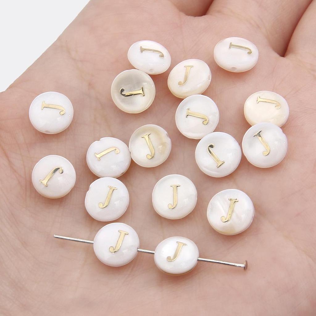 Gold Foil Seashell Beads: DIY Jewelry Making Materials for Bracelets, Necklaces, and Pendants