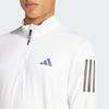 Adidas Own The Run Half-Zip Track Top Comfortable Sports Long Sleeve T-Shirt Men Tops White IV5423
