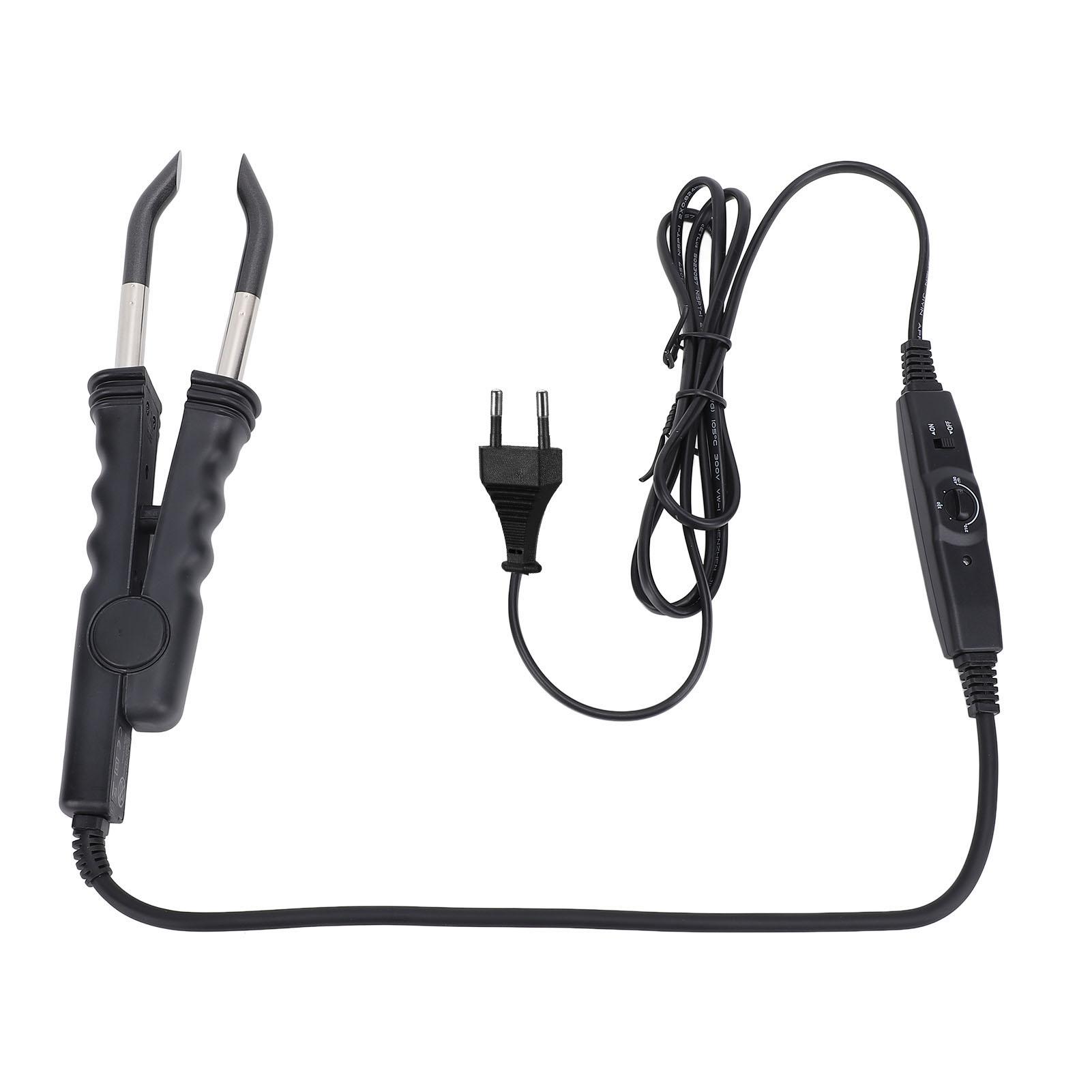 

Hair Extension Fusion Bonding Tool Temperature Adjustable Even Heating Fusion Heat Iron Connector for All Hair Types for Salon