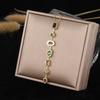 Colorful Zircon Collarbone Chain Irregular Crystal Long Tassel Necklace  Jewelry Accessories