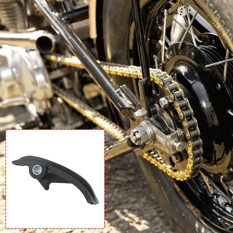 Universal Chain Slider with Metal Bushings & TPU Construction Motorcycle Chain Guide Slider Suitable for Multiple Motorcycle