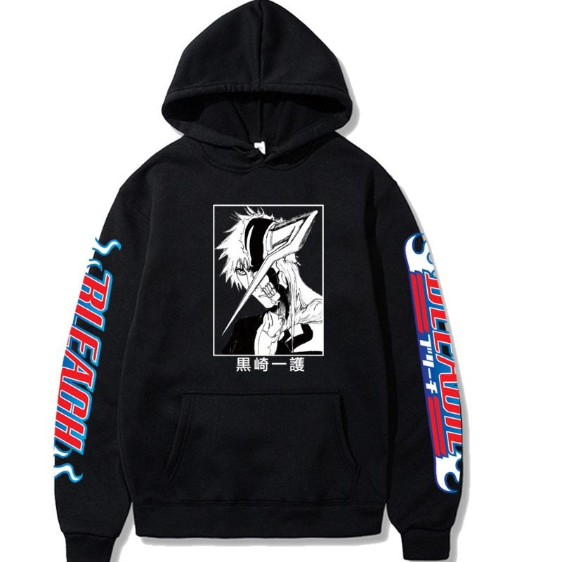 Kurosaki Ichigo BLEACH Hoodie Men Women Sweatshirt Print Unisex Streetwear Style Autumn Winter Fashion Tops Clothes