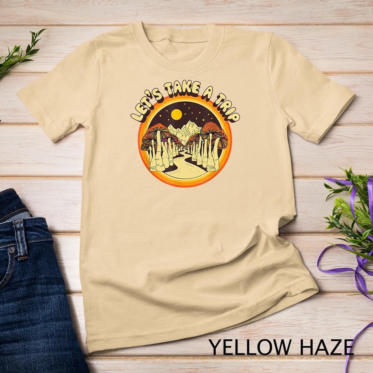 Magic Mushroom Trippy Hippie T-Shirt Unisex T-shirt L