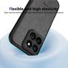 KEYSION Matte Translucent Black Phone Case for HONOR X7d 5G Silicone+PC Clear Shockproof Back Cover for Honor 400 Smart 5G