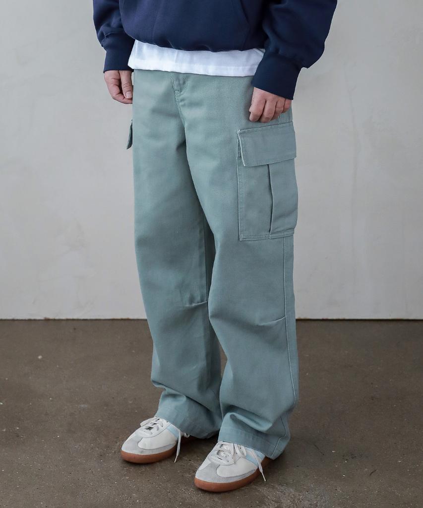 ESN Semi-Wide Cargo Cotton Pants Mint