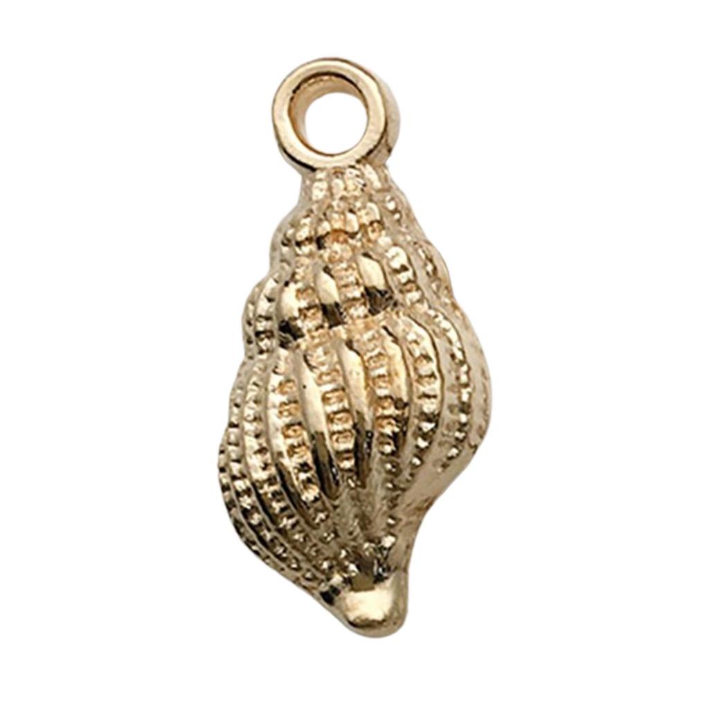 Pandantiv Aliaj Ocean Stea de Mare & Scoică Aur 16K - Accesoriu Bijuterii DIY Handmade