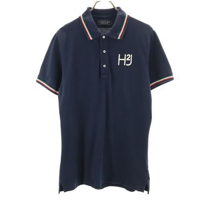 Made In Italy Short Sleeve Vintage Processing Polo Shirt L Fawn Men's Used