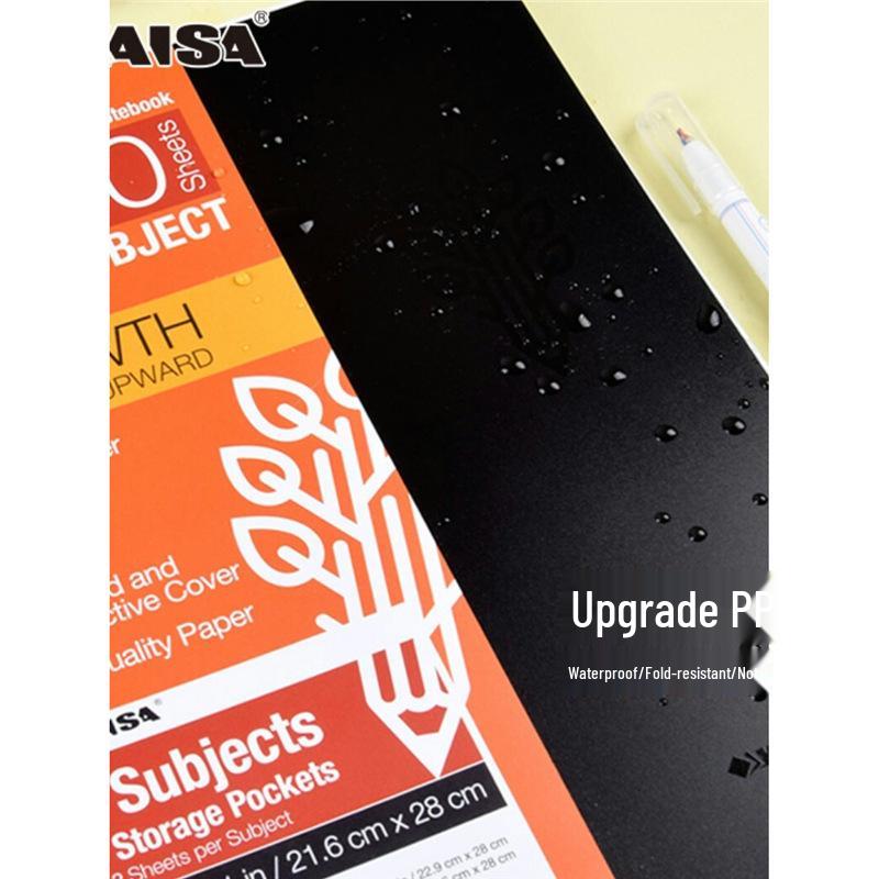 Kaisa American Inspiration Spiral Notebook - Sectioned for College and Graduate Exams, Loose-leaf