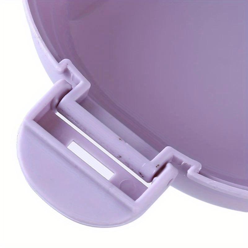 1Pc Waterproof Soap Box with Lid Travel Bathroom Creative Cute Solid Color Draining Portable Holder Camping Equipment