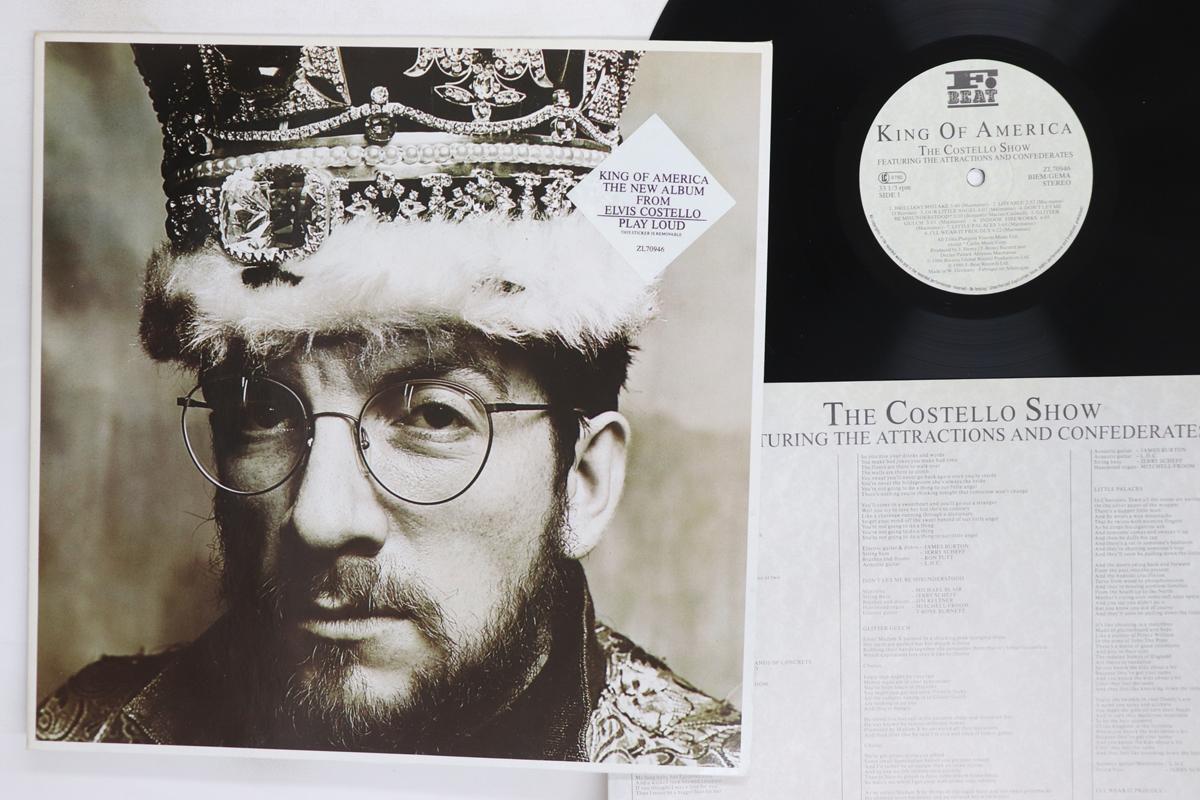 Виниловая пластинка ELVIS COSTELLO King Of America ZL70946 FBEAT 1986 Европа Рок Б/у