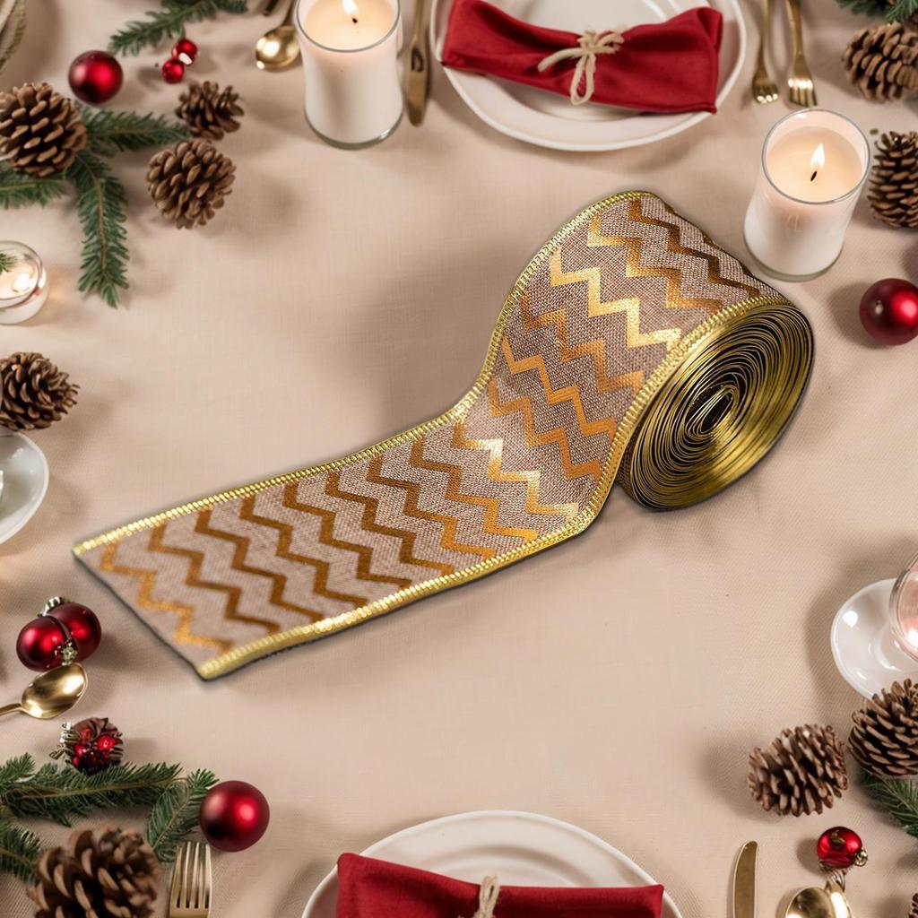 Christmas Ribbon Decorations Christmas Tree Ribbon For Decoration Birthday Wedding Celebration Party Favors For Floral Bows