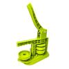 Green 58mm Badge Maker Machine for DIY Making Round Badge Pins Fridge Magnets Professional Rotating Type Manual Press Machine