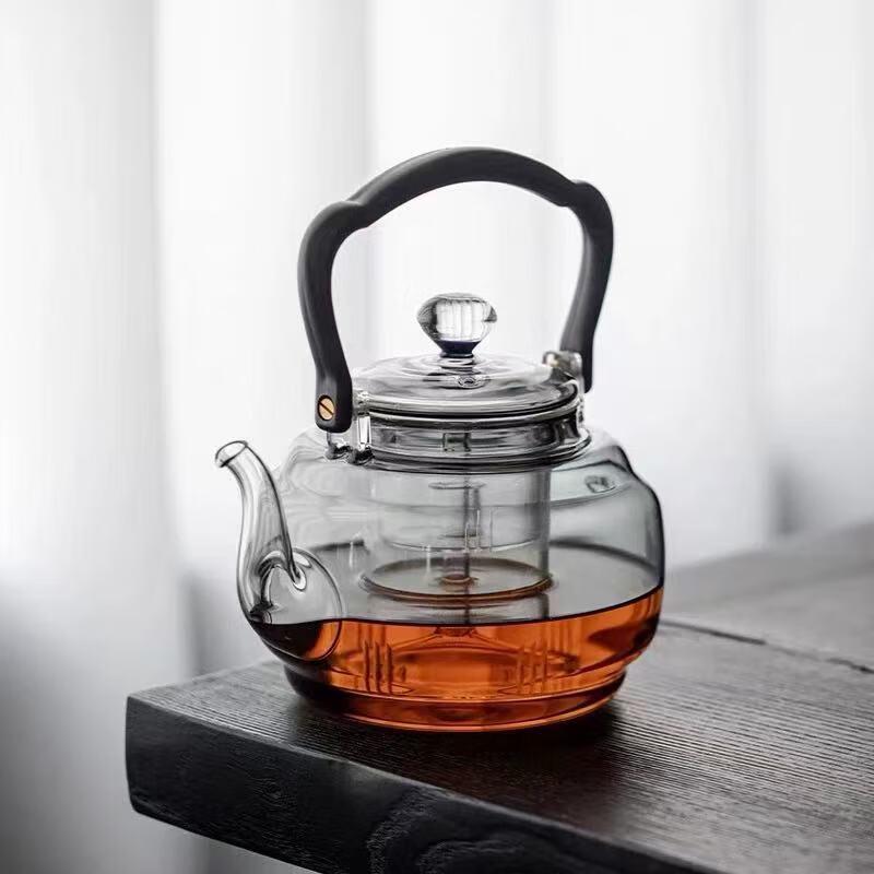 Mountain River High Borosilicate Glass Teapot
