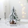 1 stk Mini Snødekt Juletre Fallende Snø Juletre Skrivebord PE Juletre PE Snødekt Julepynt