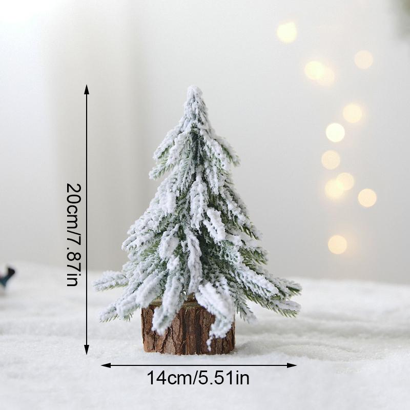 1 stk Mini Snødekt Juletre Fallende Snø Juletre Skrivebord PE Juletre PE Snødekt Julepynt