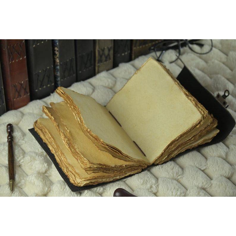 Book of Shadows, Vintage Leather Journal, Grimoire Journal, Witch Spell Book Witchcraft Supplies, Wiccan Decor Leather Book Travel Notebook