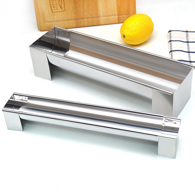 Tårtform Set Rostfritt Stål DIY Juldessert Choklad Bakverk Bakningstillbehör Moule Buche De Noel