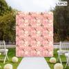 12X Rose Flower Wall Panels – Artificial Floral Backdrop for Weddings & Parties
