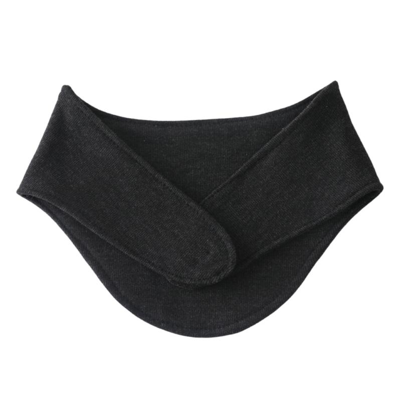 

Neck Warmer Neck Protection Wrap For Women Soft Breathable Cotton Perfect For Home Office Or Travel Use чорний