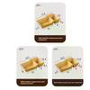 50pcs Disposable Kraft Paper Food Serving Tray Two Grids Snack French Fries Chicken Salad Carton Take Out Containers For Party