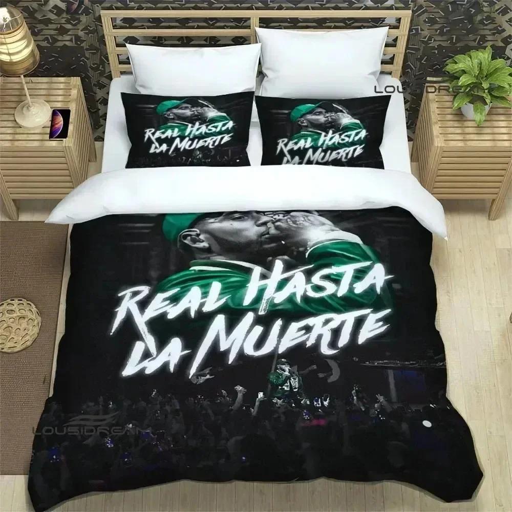 Comforter Rapper Anuel Aa Printed Bedding Sets Exquisite Bed Supplies Set Bed Comforter Set Bedding Set Luxury Birthday Gift