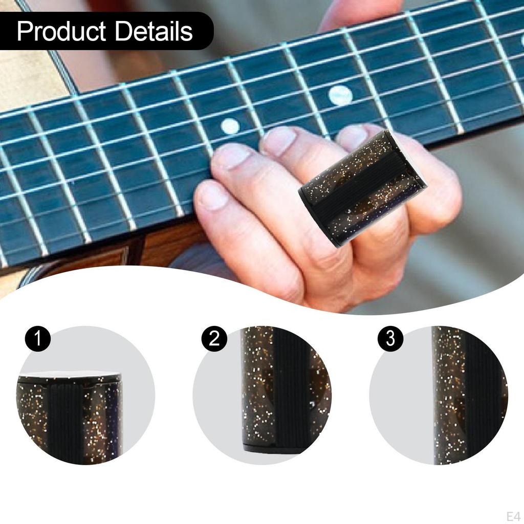 Compact And Rhythmic Guitar Finger Rattle with Elastic Strap, Ideal for Banjo Acoustic Guitar.