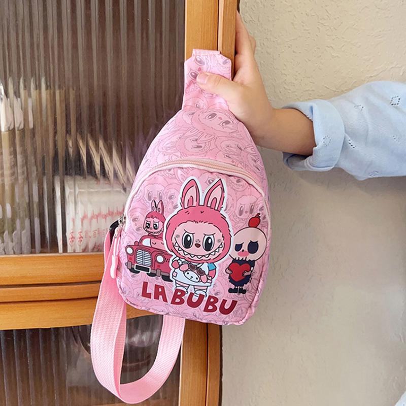 Kawaii Children Bag Chest Bag Cartoon Girl Accessories Bag Shoulder Crossbody Bag Gifts Travel Storage Bag