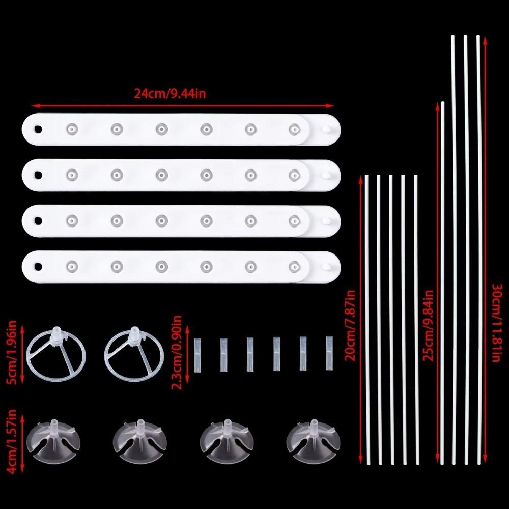 

Набор трубок для воздушных шаров, набор держателей для воздушных шаров, подарки, поддержка воздушных шаров, свадьба, день рождения, вечеринка, декор белый