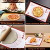 New Oversize 80/70/60cm Silicone Baking Mat Pastry Rolling Kneading Pad Kitchen Crepes Pizza Dough Non-stick Pan Pastry mat