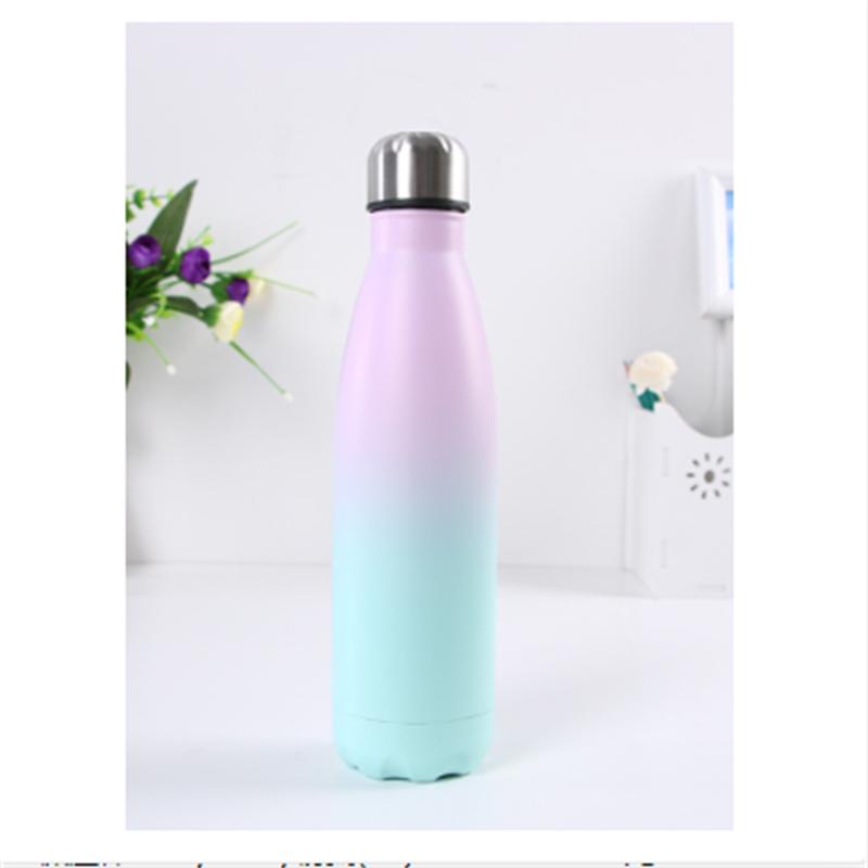 750/500ml Solid Insulated Bottle Stainless Steel Jug with Lid Large Capacity Ice Coffee Cup Portable Travel Home Summer Gift
