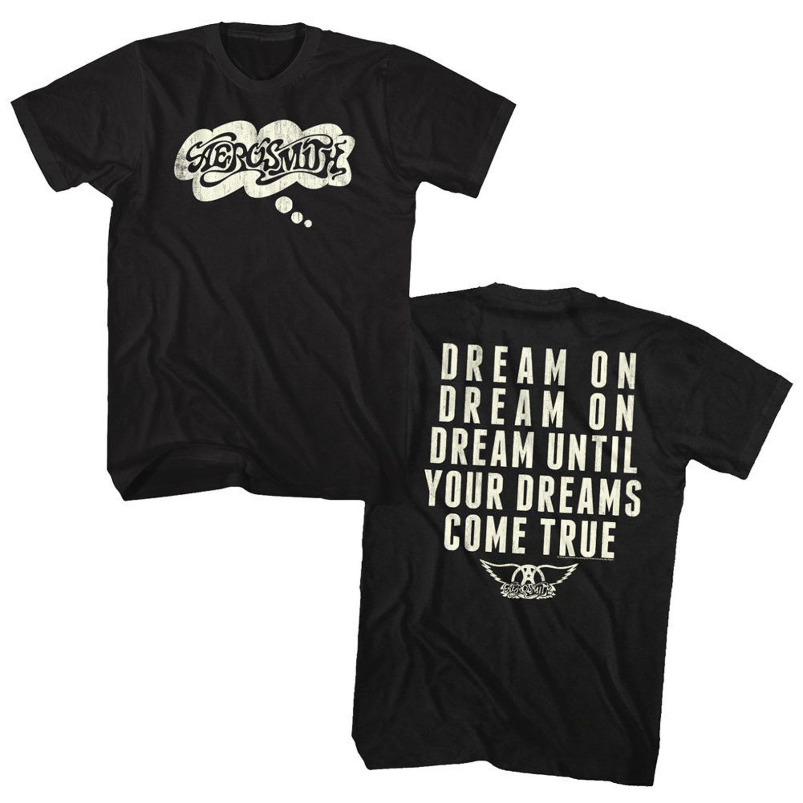 Aerosmith Dream On Black Adult T-Shirt M