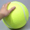 Großer Tennisball Haustier Aufblasbares Spielzeug für Hundetraining Ball 24cm Großer Tennisball Interaktives Hundespielzeug