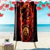 Galatasaray Unbroken Print Beach Towel, Large Soft Quick Dry Towel for Beach Camping Swimming