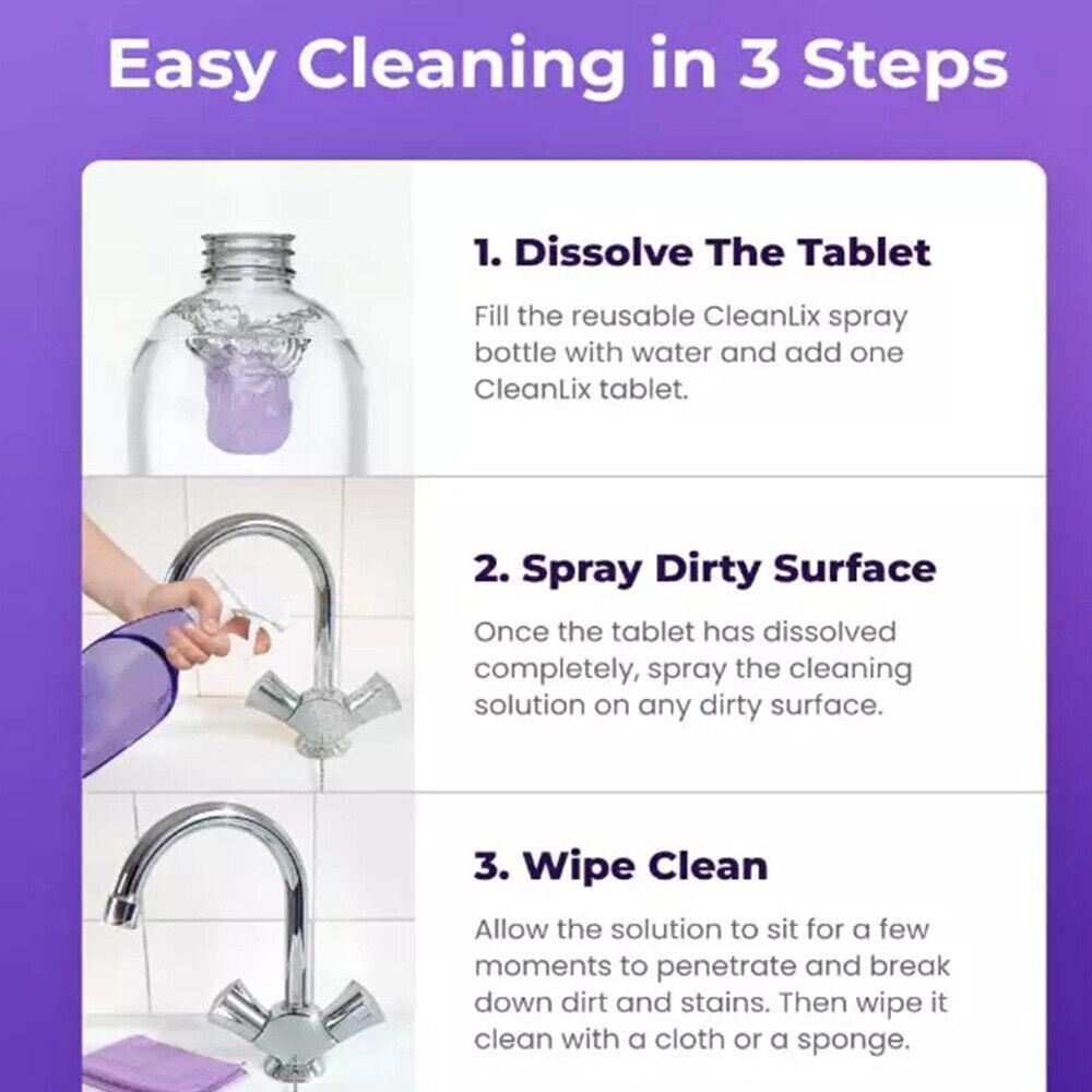 Plastic Cleanlix Cleaner All-in-one Stain Cleaning Cleaning Spray Portable Multipurpose Cleaner
