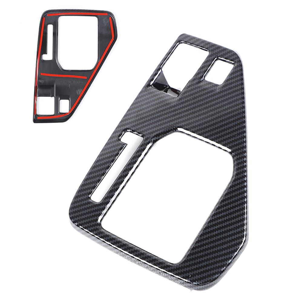 Carbon /Fiber /Gear Shifts Panel Cover For Crosstrek 2023 2024 RHD ABS Interior Console Trim Decoration Protective AccessoriesGood product