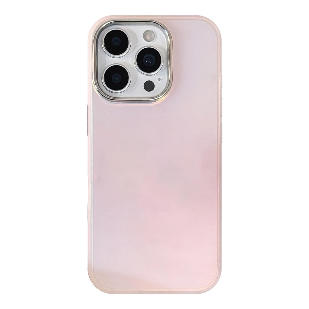 Pink Laser IMD Suitable for Iphone15 Mobile Phone Case 16Prmax Apple 11 Anti Fall 14 Electroplating 13 Hard 12