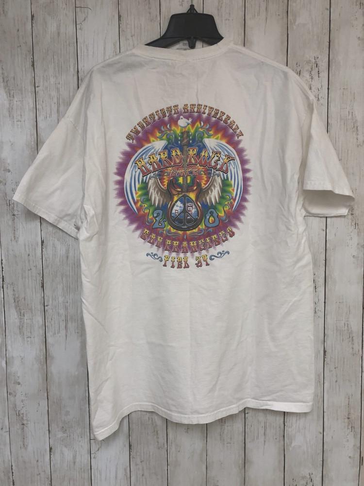 

Vintage Hard Rock Cafe San Francisco T-Shirt 2008 Anniversary Mens XL Pier 39 Unisex T-Shirt XXXXL