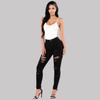 Women Sexy High Waist Fashion Wide Casual Leg Summer Beach Pocket Pants